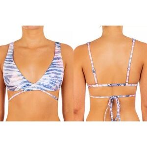 NEW! Hurley Zebra Wash Wrap Top